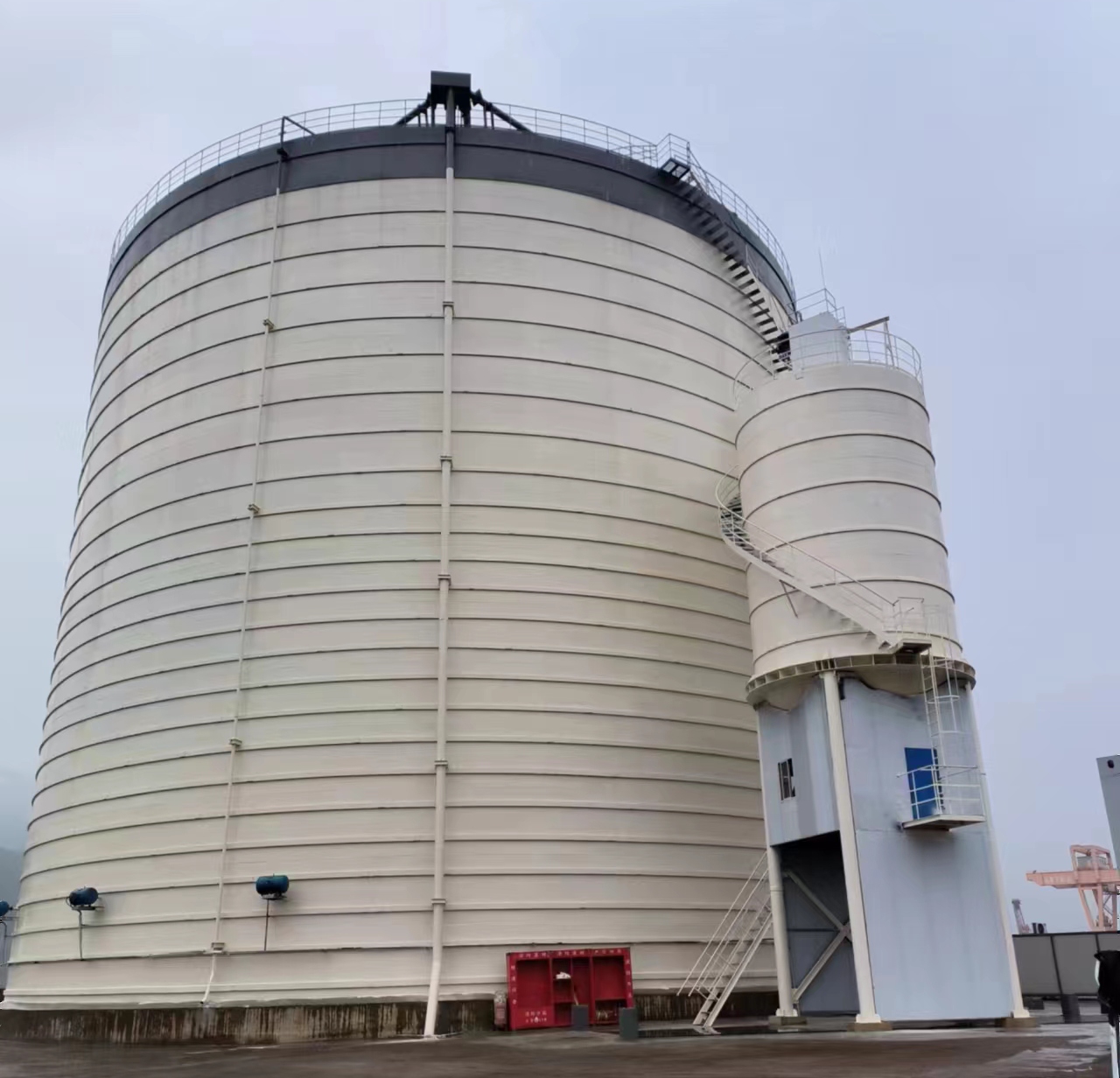 宁陕10万吨水泥钢板库